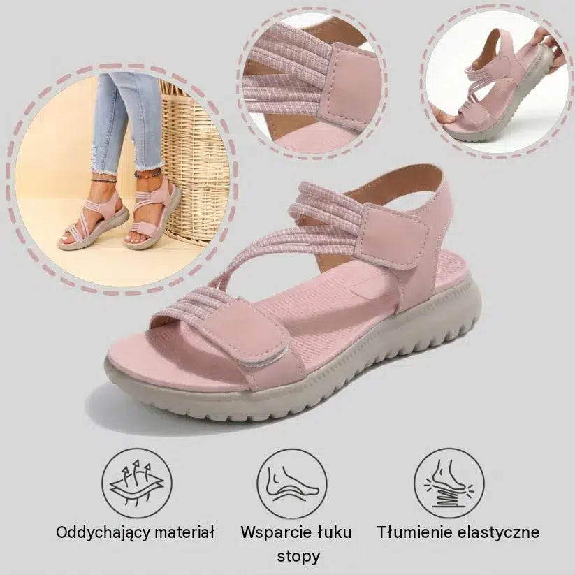 Každá žena by mala mať tieto pohodlné topánky. Posledný deň so zľavou 50 % – nenechajte si to ujsť! Pohodlné sandále s oporou klenby – ergonomický dizajn.