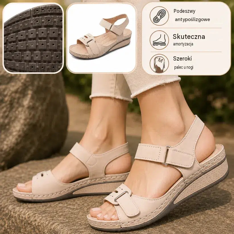 🔥Časovo obmedzená zľava 50% - Letné ortopedické sandále - Ergonomický dizajn ✅100% bezbolestná chôdza