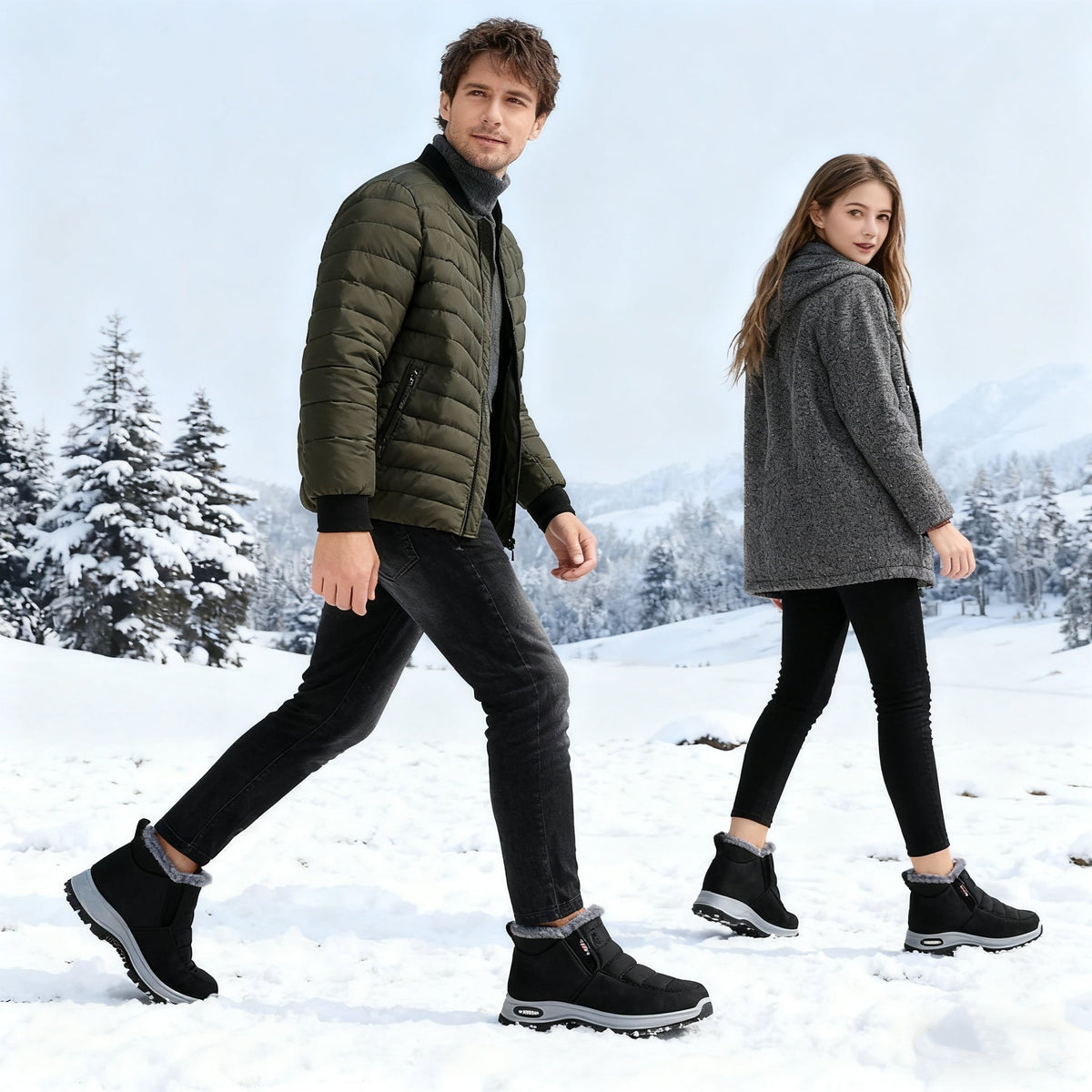 🎉Dnešná špeciálna ponuka: Zľava 50 % – Nenechajte si to ujsť! ⏰Ergonomická zimná ortopedická obuv na úľavu od bolesti chodidiel, kolien a chrbta – unisex