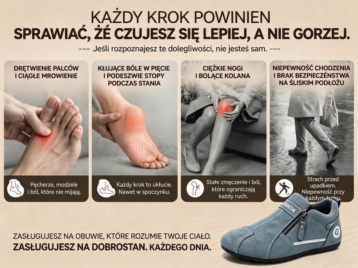 🔥 50% zľava | Ortopedická obuv Suiine® | Poskytuje oporu klenby, zmierňuje bolesť a uľahčuje chôdzu | Vhodná pre ženy aj mužov.