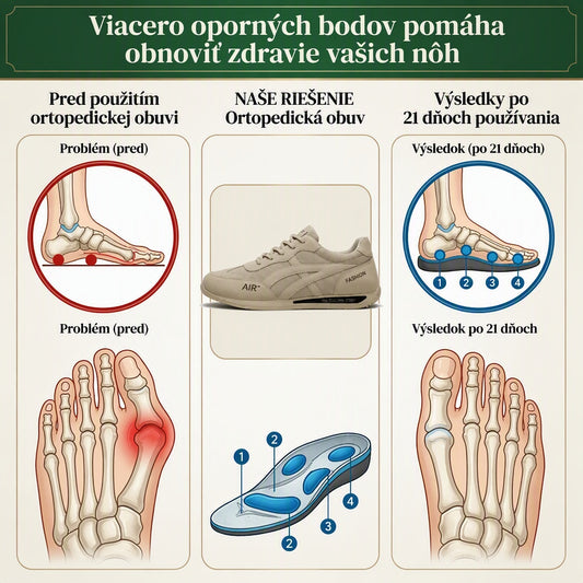 Ortopedická obuv Suiine® 🔥 50% zľava 🎁 Pohodlná vychádzková obuv 👟 Podpora klenby, účinne zmierňuje bolesť chodidiel, protišmyková a odolná ✅