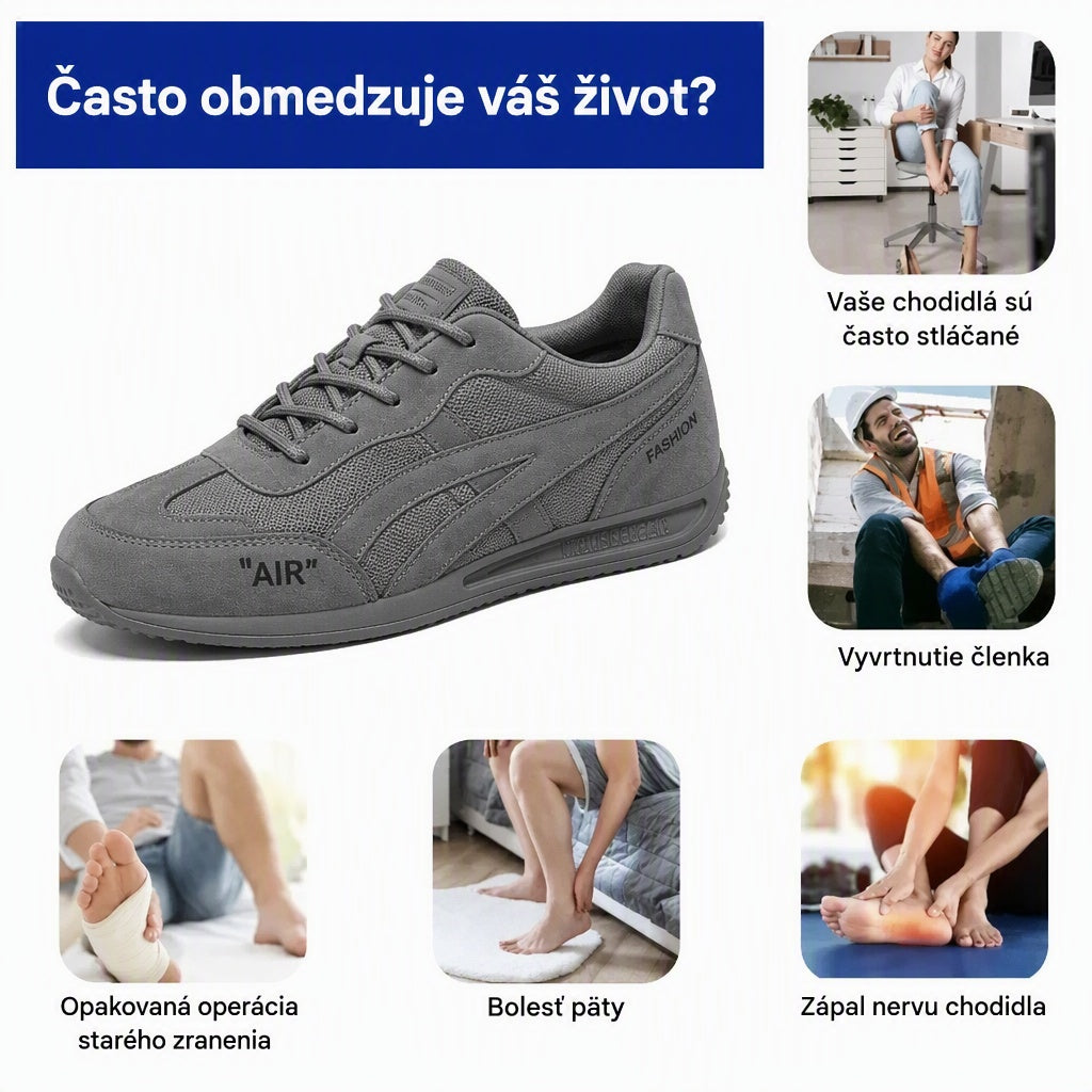 Ortopedická obuv Suiine® 🔥 50% zľava 🎁 Pohodlná vychádzková obuv 👟 Podpora klenby, účinne zmierňuje bolesť chodidiel, protišmyková a odolná ✅