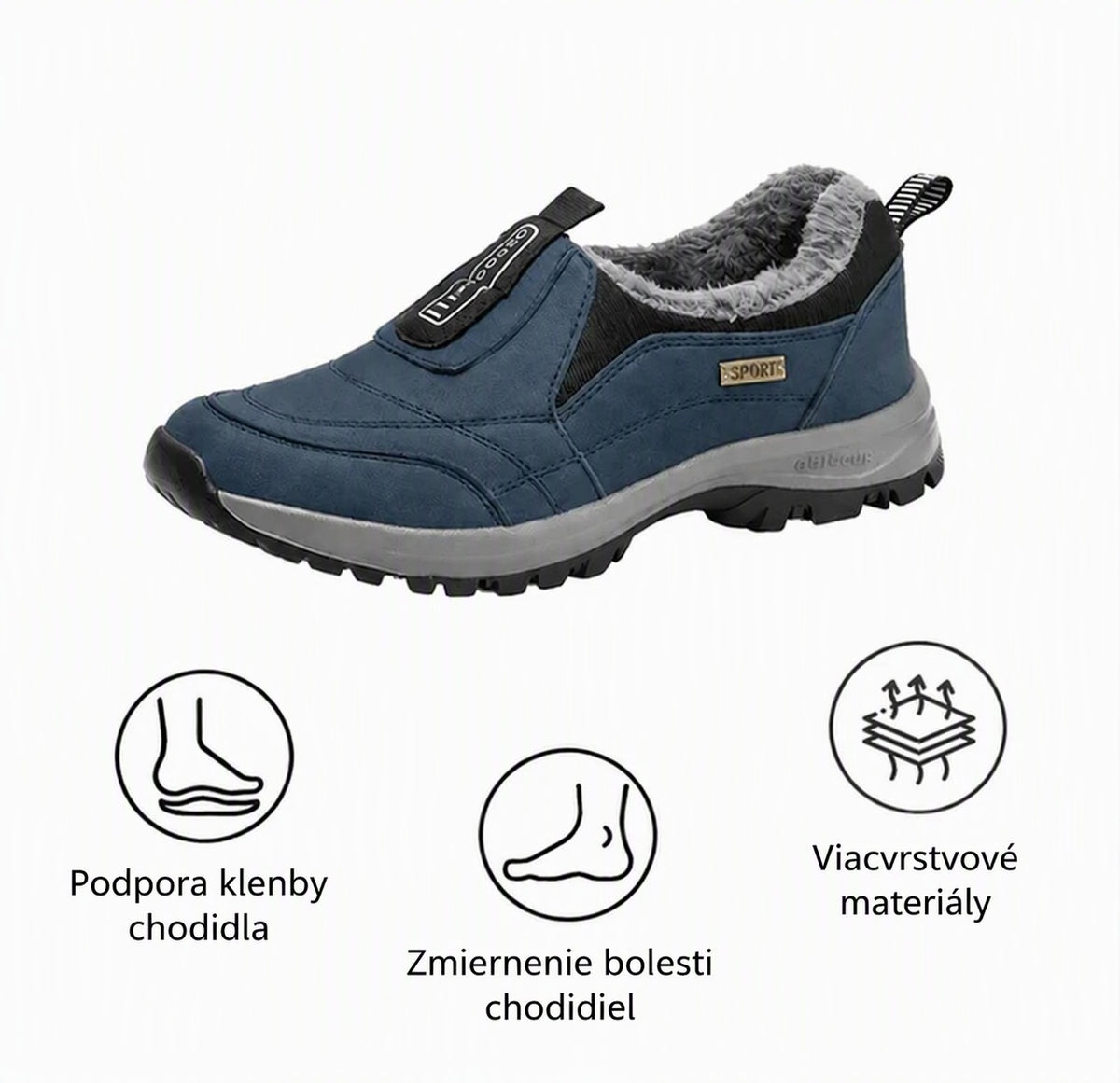 🎉Posledný deň! 50% zľava! ✅ Ortopedická obuv navrhnutá špeciálne pre ľudí s problémami s chodidlom, ktorá poskytuje oporu klenby a zmierňuje bolesti chrbta, kĺbov a chodidiel.