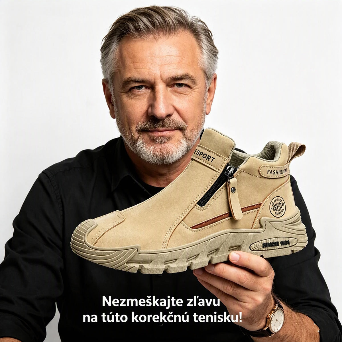 【⏰ Posledný deň – zľava 50 %! Nepremeškajte to!】 Ergonomicky navrhnutá ortopedická obuv tlmiaca nárazy – ✅️ ortopedická obuv z pravej kože, špeciálne navrhnutá pre európskych mužov.