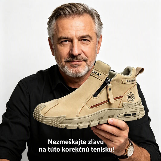 【⏰ Posledný deň – zľava 50 %! Nepremeškajte to!】 Ergonomicky navrhnutá ortopedická obuv tlmiaca nárazy – ✅️ ortopedická obuv z pravej kože, špeciálne navrhnutá pre európskych mužov.