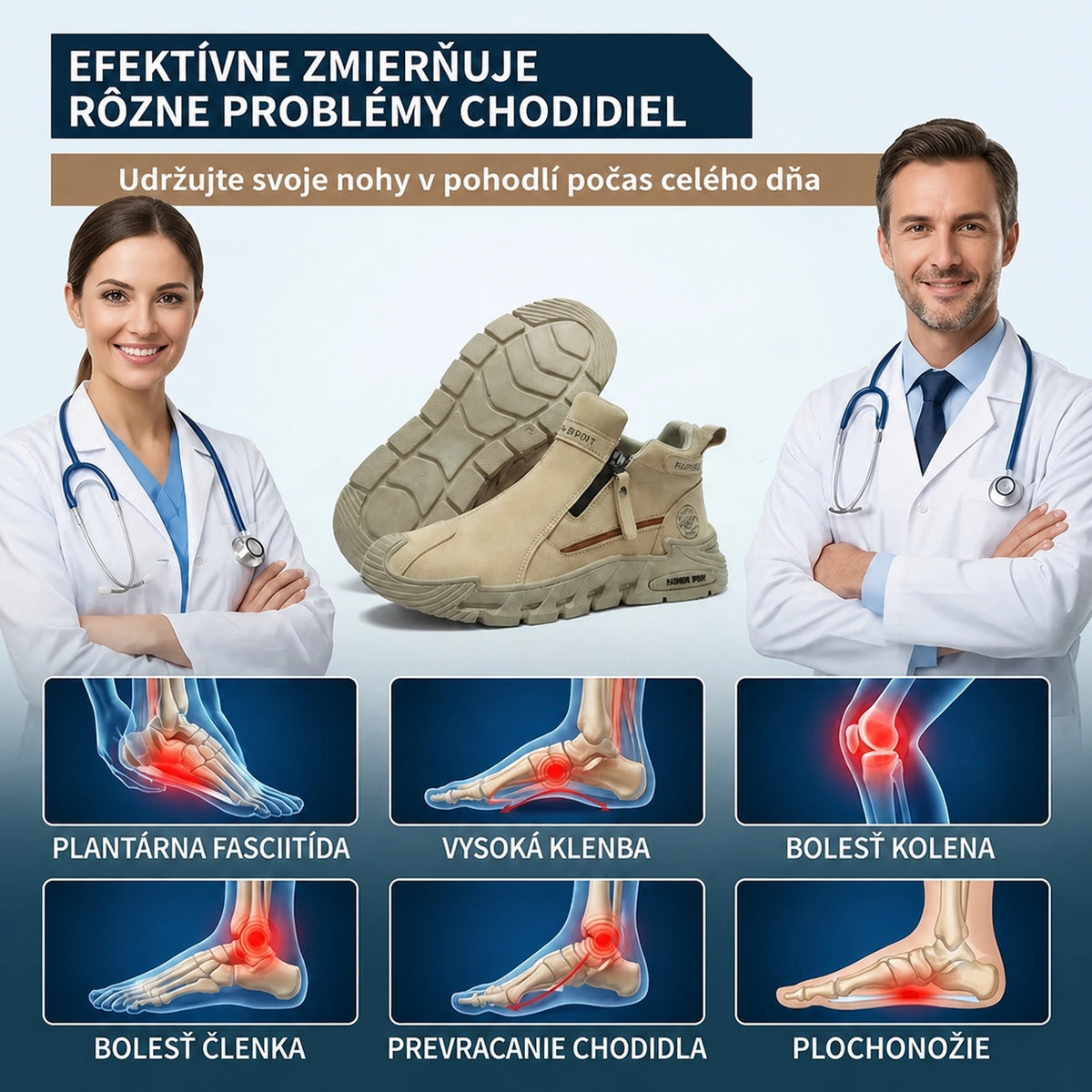 【⏰ Posledný deň – zľava 50 %! Nepremeškajte to!】 Ergonomicky navrhnutá ortopedická obuv tlmiaca nárazy – ✅️ ortopedická obuv z pravej kože, špeciálne navrhnutá pre európskych mužov.