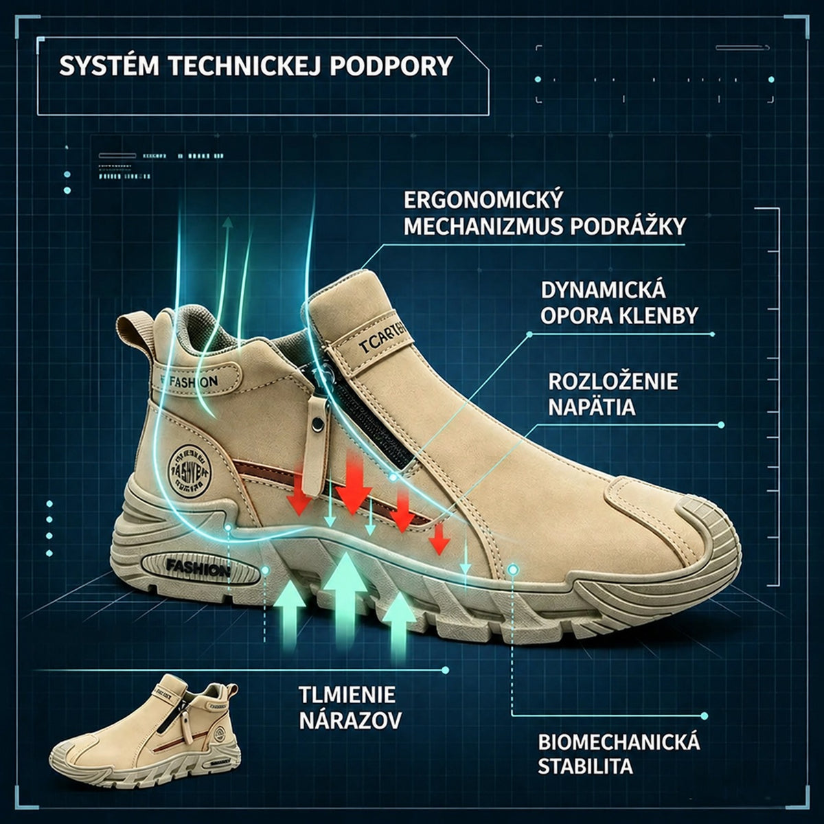 【⏰ Posledný deň – zľava 50 %! Nepremeškajte to!】 Ergonomicky navrhnutá ortopedická obuv tlmiaca nárazy – ✅️ ortopedická obuv z pravej kože, špeciálne navrhnutá pre európskych mužov.