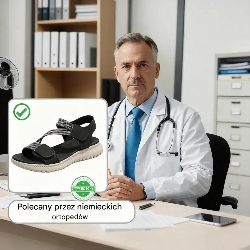 Každá žena by mala mať tieto pohodlné topánky. Posledný deň so zľavou 50 % – nenechajte si to ujsť! Pohodlné sandále s oporou klenby – ergonomický dizajn.