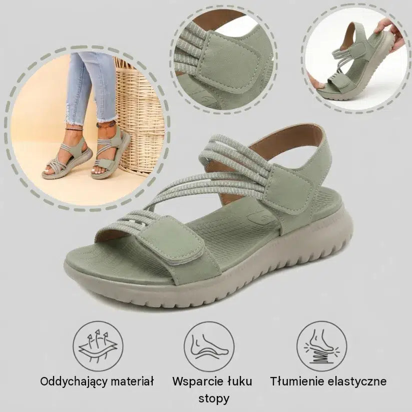 Každá žena by mala mať tieto pohodlné topánky. Posledný deň so zľavou 50 % – nenechajte si to ujsť! Pohodlné sandále s oporou klenby – ergonomický dizajn.