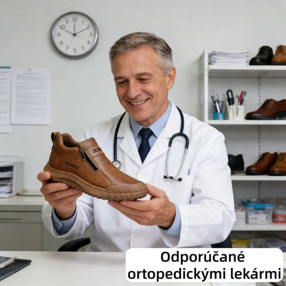 ⏰ Dnešná špeciálna ponuka: zľava 50 % – Nenechajte si to ujsť! 🐂 Ručne šité talianske kožené ortopedické topánky s podporou klenby ✅ Mäkké a pohodlné – vychutnajte si okamžité pohodlie.