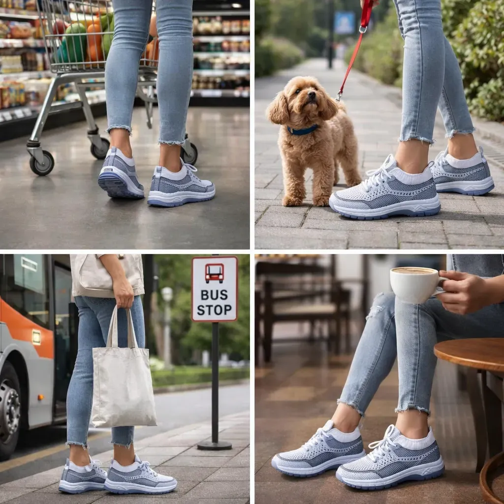 【🎁Posledný deň so zľavou 50%, nenechajte si to ujsť!】Ergonomická ortopedická obuv s podporou klenby✅️, vďaka ktorej bude chôdza bezbolestná👞