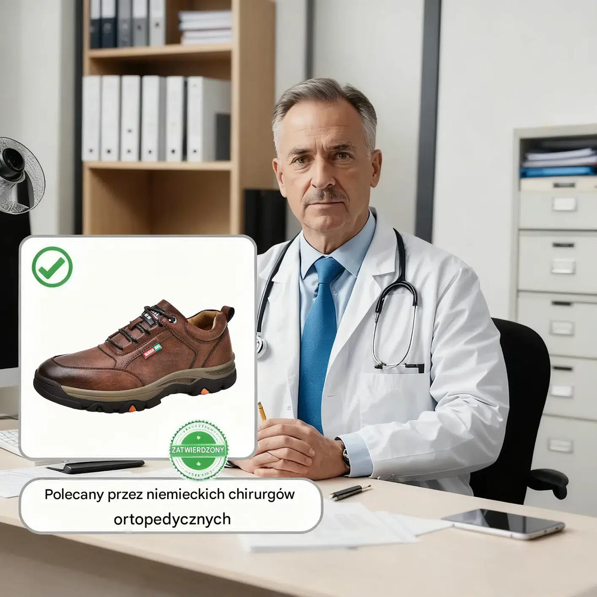 🔥 Ručne šité talianske kožené ortopedické topánky s oporou členku👣, Pohodlné, vodeodolné a protišmykové, ✓ Nová kolekcia pre rok 2026