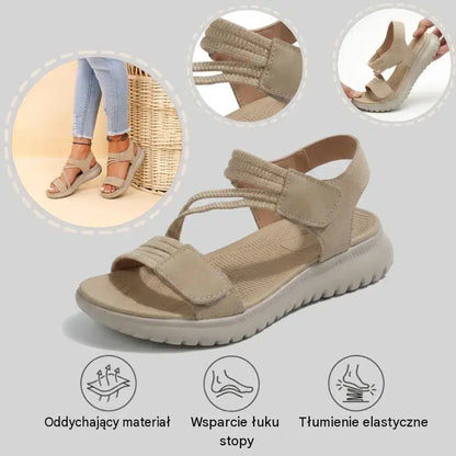Každá žena by mala mať tieto pohodlné topánky. Posledný deň so zľavou 50 % – nenechajte si to ujsť! Pohodlné sandále s oporou klenby – ergonomický dizajn.