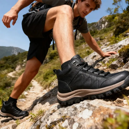 🔥Dnes zľava 50 % – nenechajte si to ujsť! ⏰Ergonomicky navrhnutá ortopedická obuv – ručne šitá koža, konštrukcia na podporu klenby 👞 ľahko zmierňuje bolesť chodidiel.