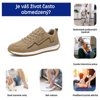 🎁Posledná šanca získať 50 % zľavu – nenechajte si ju ujsť!⏰Vyrobené z austrálskej teľacej kože🐂Podpora chodidla: zmierňuje bolesť nôh✅Vodoodolné a protišmykové; pohodlné na chôdzu.