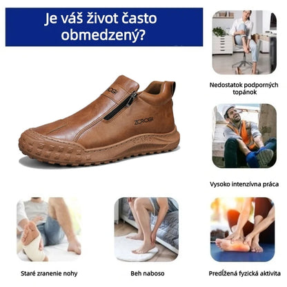 ⏰ Dnešná špeciálna ponuka: zľava 50 % – Nenechajte si to ujsť! 🐂 Ručne šité talianske kožené ortopedické topánky s podporou klenby ✅ Mäkké a pohodlné – vychutnajte si okamžité pohodlie.