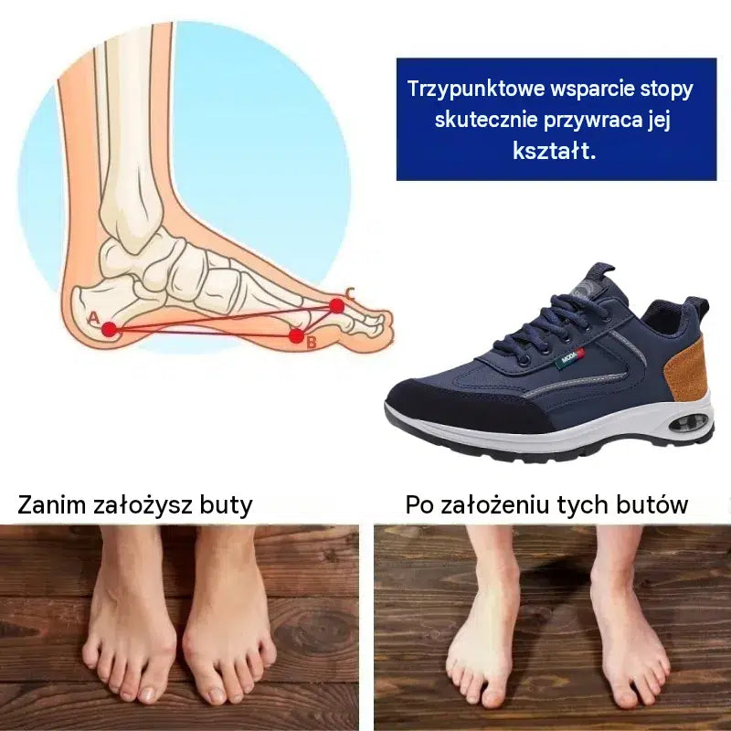 🎉Posledný deň! 50% zľava! ✅ Ortopedická obuv navrhnutá špeciálne pre ľudí s problémami s chodidlom, ktorá poskytuje oporu klenby a zmierňuje bolesti chrbta, kĺbov a chodidiel.