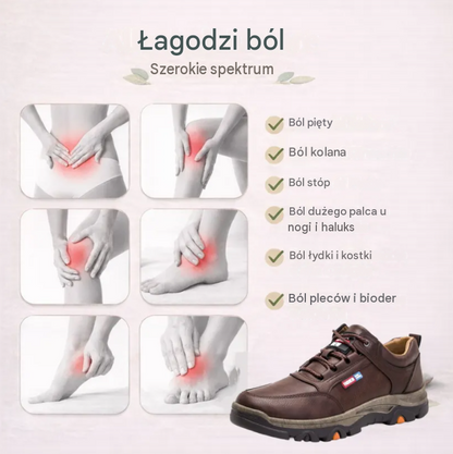 🔥 Ručne šité talianske kožené ortopedické topánky s oporou členku👣, Pohodlné, vodeodolné a protišmykové, ✓ Nová kolekcia pre rok 2026