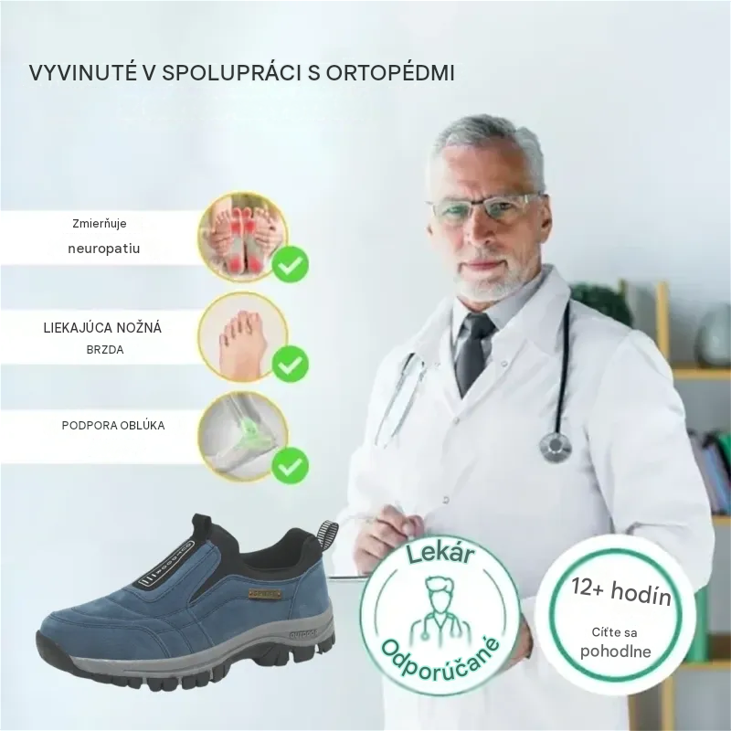 🔷50% zľava dnes - Nenechajte si to ujsť! ⬛Novo navrhnuté ortopedické semišové topánky, mäkké, pohodlné, vodeodolné a protišmykové 🦶 Zmierňuje bolesť nôh