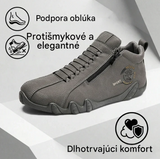 Pánska ortopedická obuv Suiine® | Vyrobená z pravej austrálskej hovädzej kože | Ručne šitá, vodeodolná a protišmyková ✅ Podpora klenby pre pohodlnú chôdzu