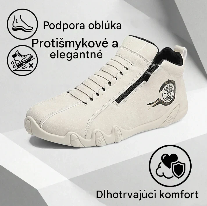 Pánska ortopedická obuv Suiine® | Vyrobená z pravej austrálskej hovädzej kože | Ručne šitá, vodeodolná a protišmyková ✅ Podpora klenby pre pohodlnú chôdzu