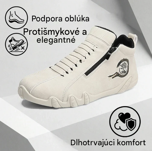 Pánska ortopedická obuv Suiine® | Vyrobená z pravej austrálskej hovädzej kože | Ručne šitá, vodeodolná a protišmyková ✅ Podpora klenby pre pohodlnú chôdzu