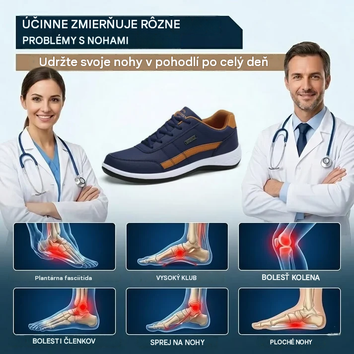 (🔥50% zľava dnes - nenechajte si to ujsť!) ⏰Ergonomický dizajn Suiine® - Mäkká a pohodlná ortopedická obuv, rozlúčte sa s bolesťou nôh a užívajte si celodenné pohodlie!
