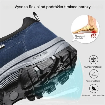 🔷50% zľava dnes - Nenechajte si to ujsť! ⬛Novo navrhnuté ortopedické semišové topánky, mäkké, pohodlné, vodeodolné a protišmykové 🦶 Zmierňuje bolesť nôh