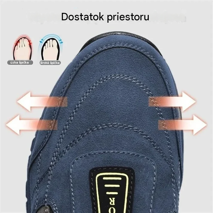 🔷50% zľava dnes - Nenechajte si to ujsť! ⬛Novo navrhnuté ortopedické semišové topánky, mäkké, pohodlné, vodeodolné a protišmykové 🦶 Zmierňuje bolesť nôh